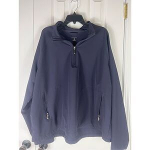 Lands End Womens Navy Jacket Size3x